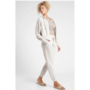 Athleta Balance Jogger Toasted Brown Heather Pants Size MT